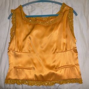 Orange Valentino Top